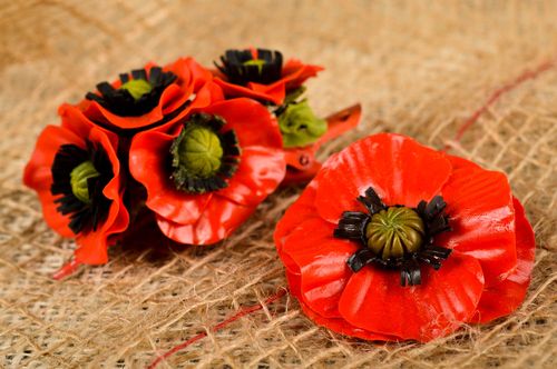 Handmade jewelry transformer unusual designer accessory stylish hair clip - MADEheart.com