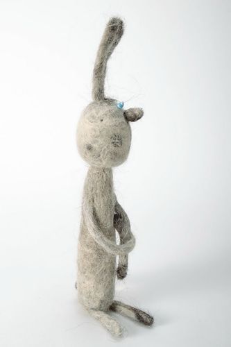 Woolen handmade toy Rabbit - MADEheart.com