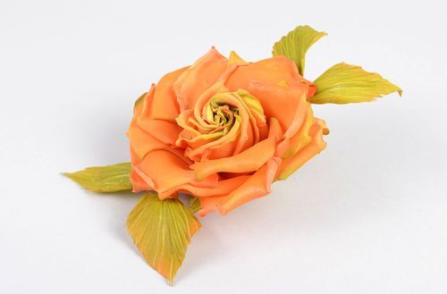 Schmuck Brosche handmade Designer Schmuck Blumen Haarspange Geschenke Ideen - MADEheart.com