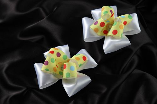 Adornos para el cabello artesanales regalo para niñas pinzas de pelo originales - MADEheart.com