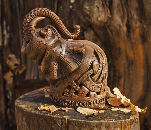 Ceramic statuette Elephant - MADEheart.com