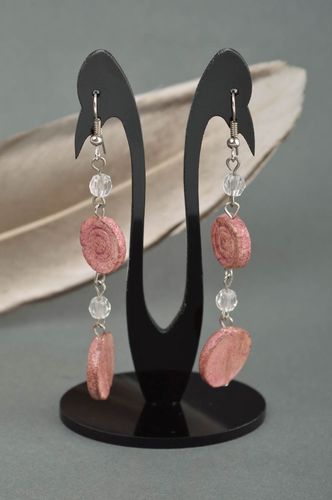 Beautiful handmade plastic earrings accessories for girls beautiful jewellery - MADEheart.com