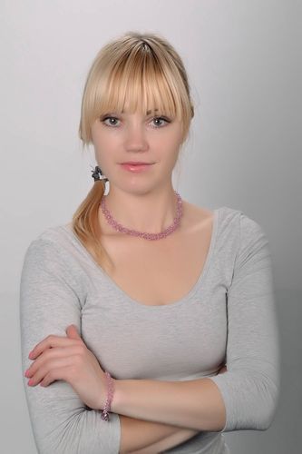 Set de bijoux en perles de rocailles artisanal - MADEheart.com