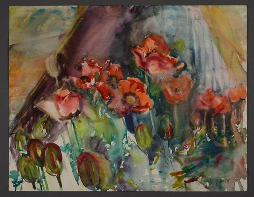 Painting Poppies - MADEheart.com