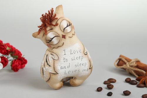 Handmade soft toy owl toy nursery decor souvenir ideas stuffed animals - MADEheart.com