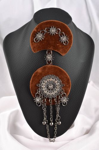 Corbata para mujer broche hecho a mano accesorio de moda regalo original - MADEheart.com