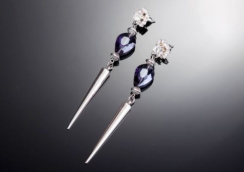 Long pendant earrings - MADEheart.com