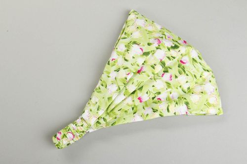 Unusual handmade childrens bandana head accessories for girls small gifts - MADEheart.com