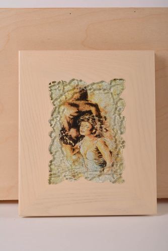 Cuadro de mosaico artesanal adorno de pared decoración de casa regalo para mujer - MADEheart.com