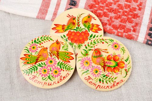 Handmade grelle Kühlschrank Magnete Deko für die Küche Wohn Accessoires Vögel - MADEheart.com