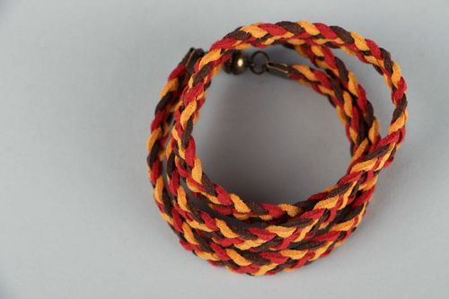 Leather braided bracelet - MADEheart.com