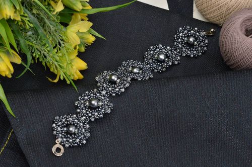 Pulsera de abalorios artesanal regalo original brazalete original de cuentas - MADEheart.com