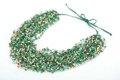 Bead necklace - MADEheart.com