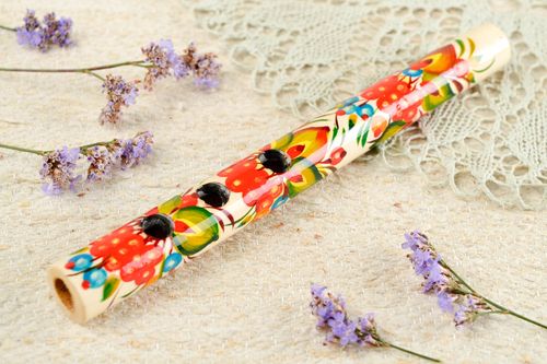 Handmade wind instrument wooden penny whistle decorative use only gift ideas - MADEheart.com