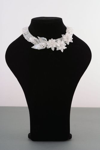 Collier fait main original en perles de rocailles - MADEheart.com