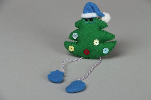 Kühlschrankmagnet aus Filz zu Weihnachten - MADEheart.com