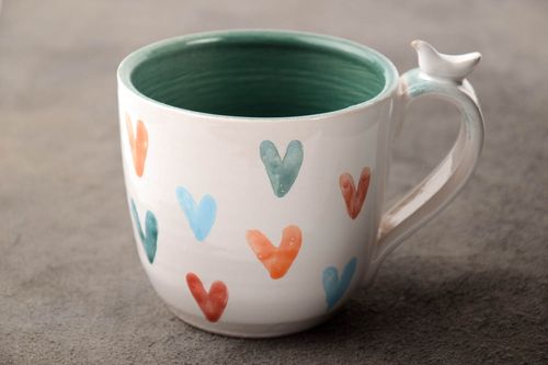 Tee Tasse handmade Küchen Zubehör Keramik Geschirr Küchen Accessoire - MADEheart.com