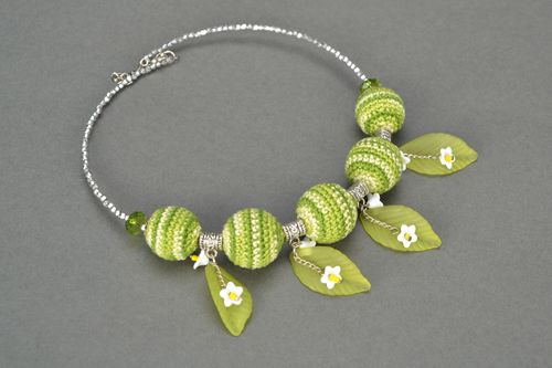 Collar tejido de cuentas - MADEheart.com