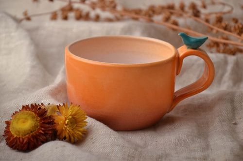 Taza cerámica pintada - MADEheart.com