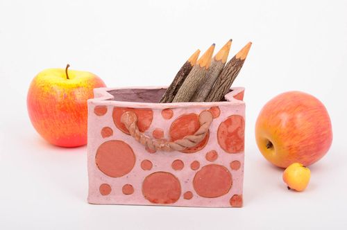 Handmade Keramik Vase Geschenk für Frauen Deko Vase bunt schön - MADEheart.com