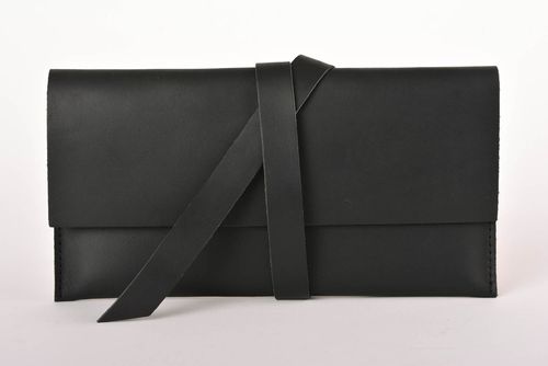 Unusual handmade travel organizer leather card holder leather goods gift ideas - MADEheart.com