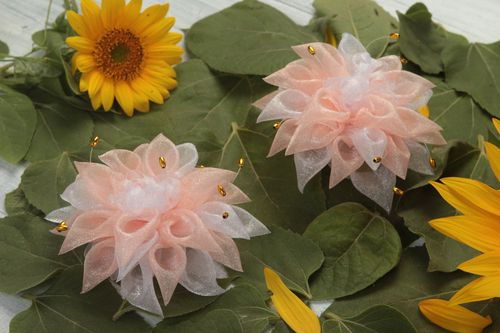 Gomas para el pelo hechas a mano accesorios para niñas regalo original - MADEheart.com