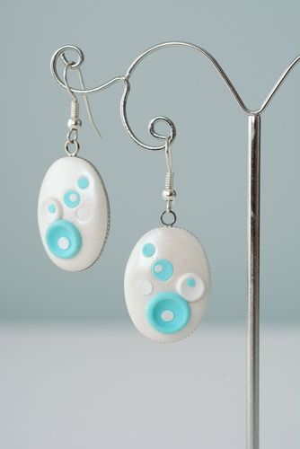 Beautiful polymer clay earrings - MADEheart.com