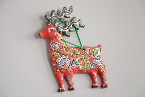 Bright ceramic interior decoration Deer - MADEheart.com
