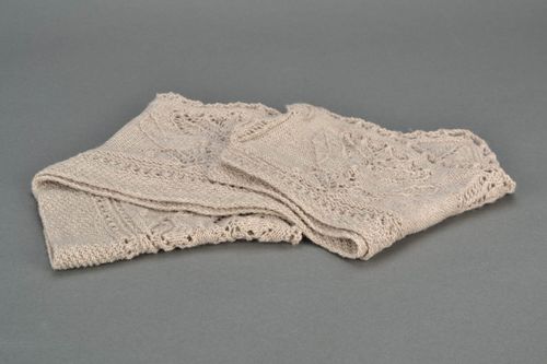 Echarpe tricotée avec aiguilles - MADEheart.com
