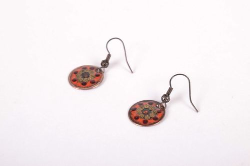 Copper earrings - MADEheart.com
