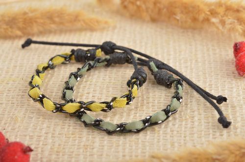 Handmade bracelets leather jewelry 2 leather bracelets for women unique jewelry - MADEheart.com