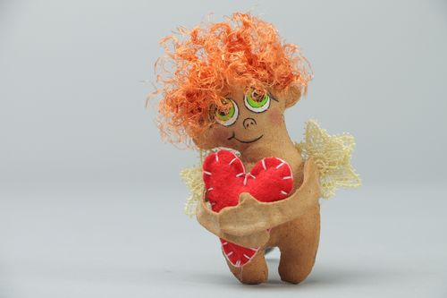 Fabric fridge magnet Angel - MADEheart.com