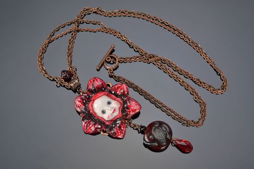 Lampwork Anhänger aus Glas - MADEheart.com