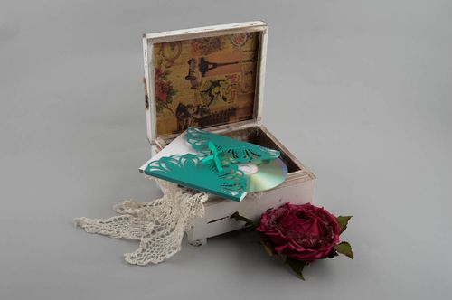 Sobre para CD hecho a mano de papel decoración de regalo embalaje decorativo - MADEheart.com