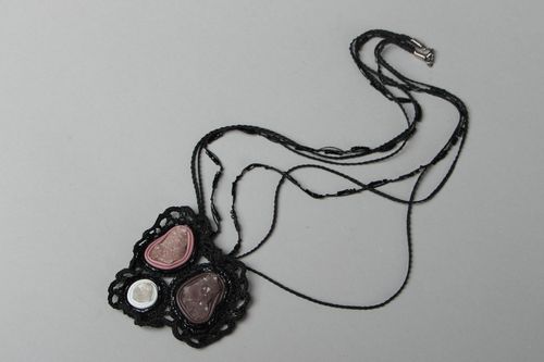 Beautiful pendant with amethyst - MADEheart.com