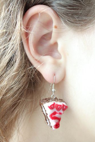 Cake earrings  - MADEheart.com