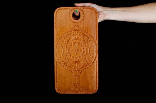 Unusual handmade wooden chopping board cutting board wood craft kitchen design - MADEheart.com