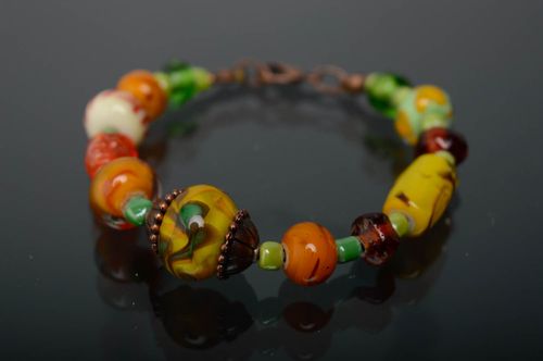 Glass wrist bracelet - MADEheart.com