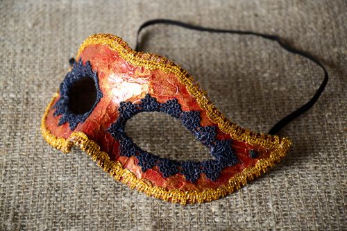 Handmade masquerade mask carnival mask party mask designer accessories - MADEheart.com