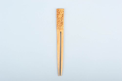 Handmade elite jewelry wooden hair stick beautiful stick for hair style - MADEheart.com