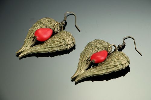 Earrings with natural stone - MADEheart.com
