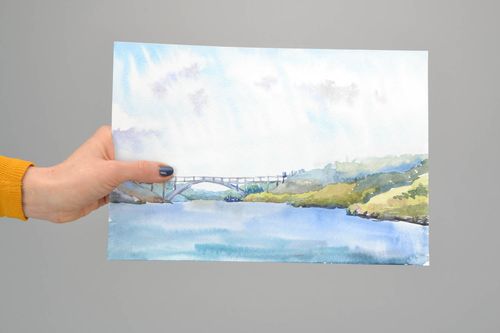 Watercolor picture painted from nature - MADEheart.com
