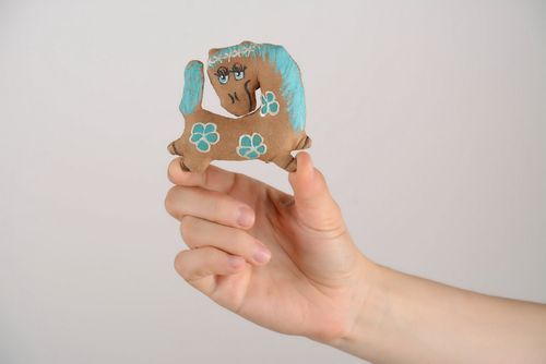 Imã de geladeira artesanal Cavalo - MADEheart.com