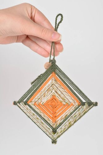 Woven mandala thread mandala handmade decor home talisman decorative use only - MADEheart.com
