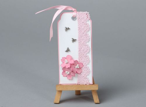 Homemade gift tag - MADEheart.com