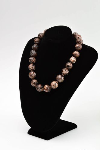 Girocollo fatto a mano collana originale con perline in argilla polimerica - MADEheart.com