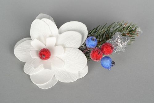 Wedding boutonniere for bridesmaids - MADEheart.com