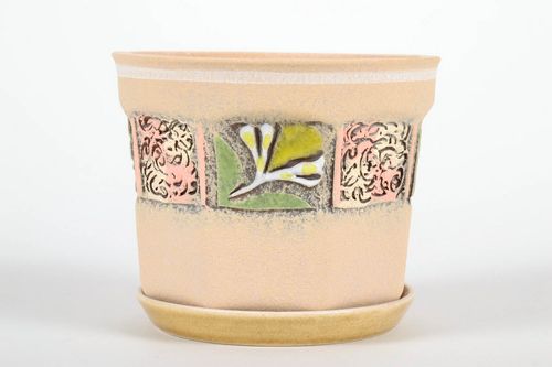 Ceramic flowerpot Octangle - MADEheart.com