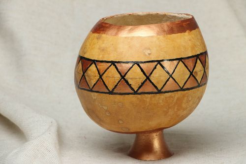 Coupelle sur pied originale à bonbons en courge  - MADEheart.com