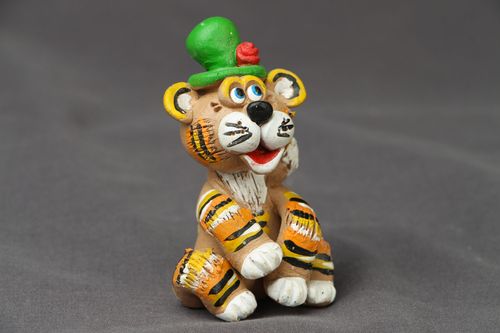 Clay figurine Tiger - MADEheart.com